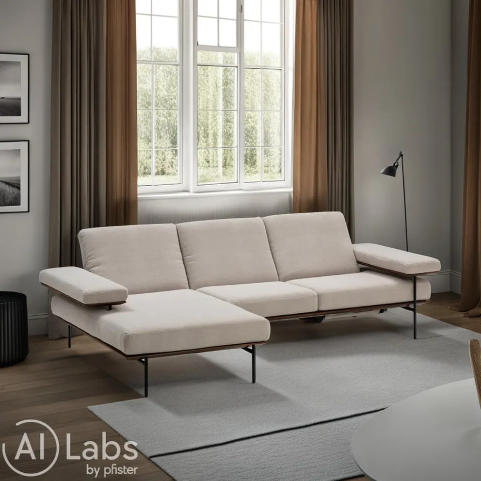 Johann Jakob Ecksofa Haylo beige Outlet