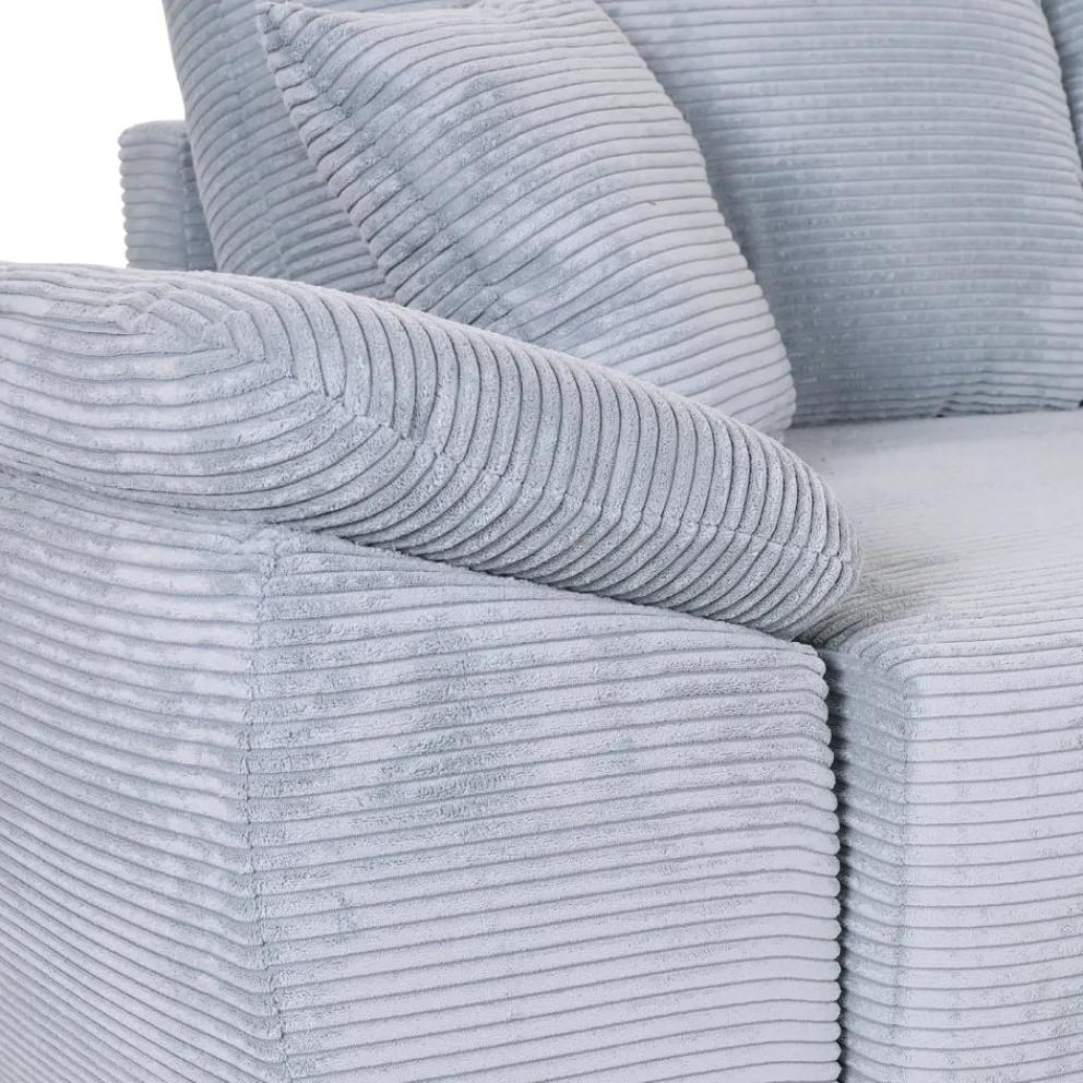 MID.YOU Ecksofa Hyde silbergrau