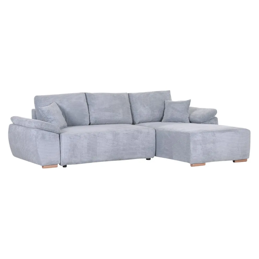MID.YOU Ecksofa Hyde silbergrau