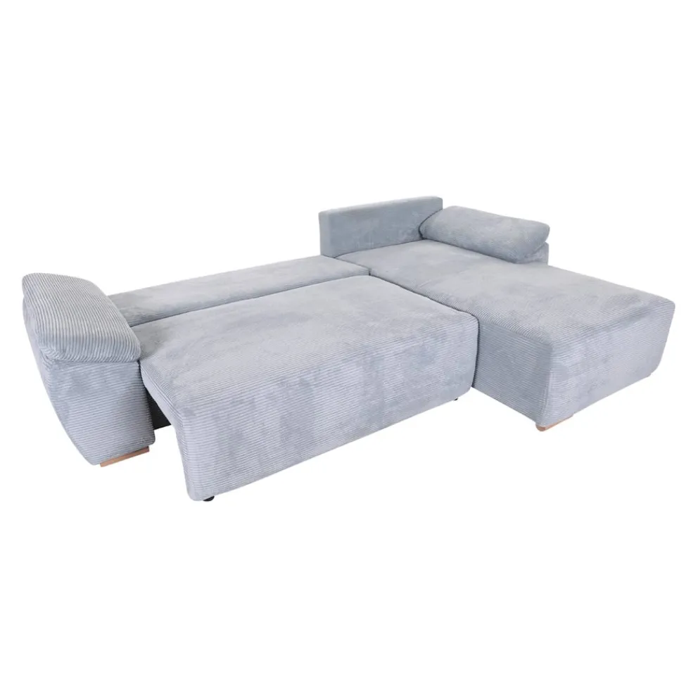 MID.YOU Ecksofa Hyde silbergrau