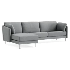 INTERTIME Ecksofa I-Cielo Kat. D, Danio hellgrau U3305D Hot