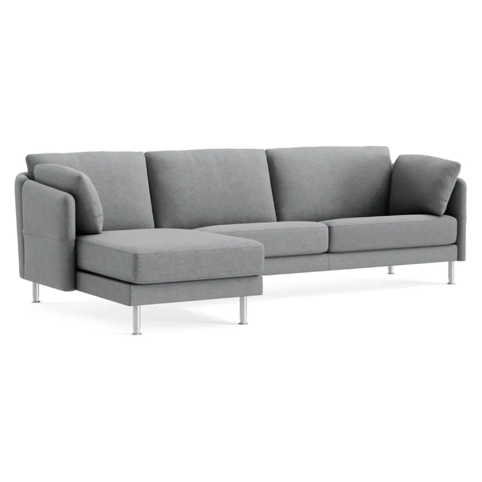 INTERTIME Ecksofa I-Cielo Kat. D, Danio hellgrau U3305D Hot