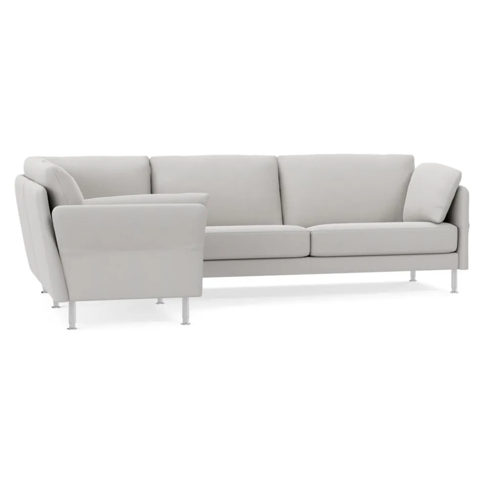 INTERTIME Ecksofa I-Cielo Carla silbergrau U1200C Outlet