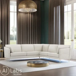 INTERTIME Ecksofa I-Cielo Rancho écru L0705A