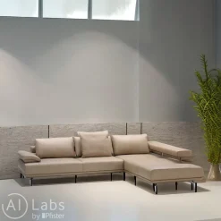 Dieter Knoll Ecksofa Imola sandbraun Best