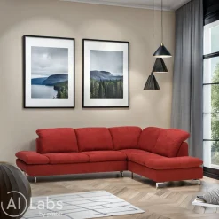 Chilliano Ecksofa Jackie Kat. SK 10, R66/ 12 red Online