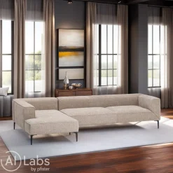 JORI Ecksofa J-Longueville hellbraun Outlet