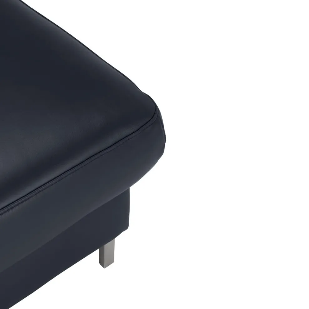 Dieter Knoll Ecksofa Latina-L Kat. 160, La Tempra nightblue Clearance