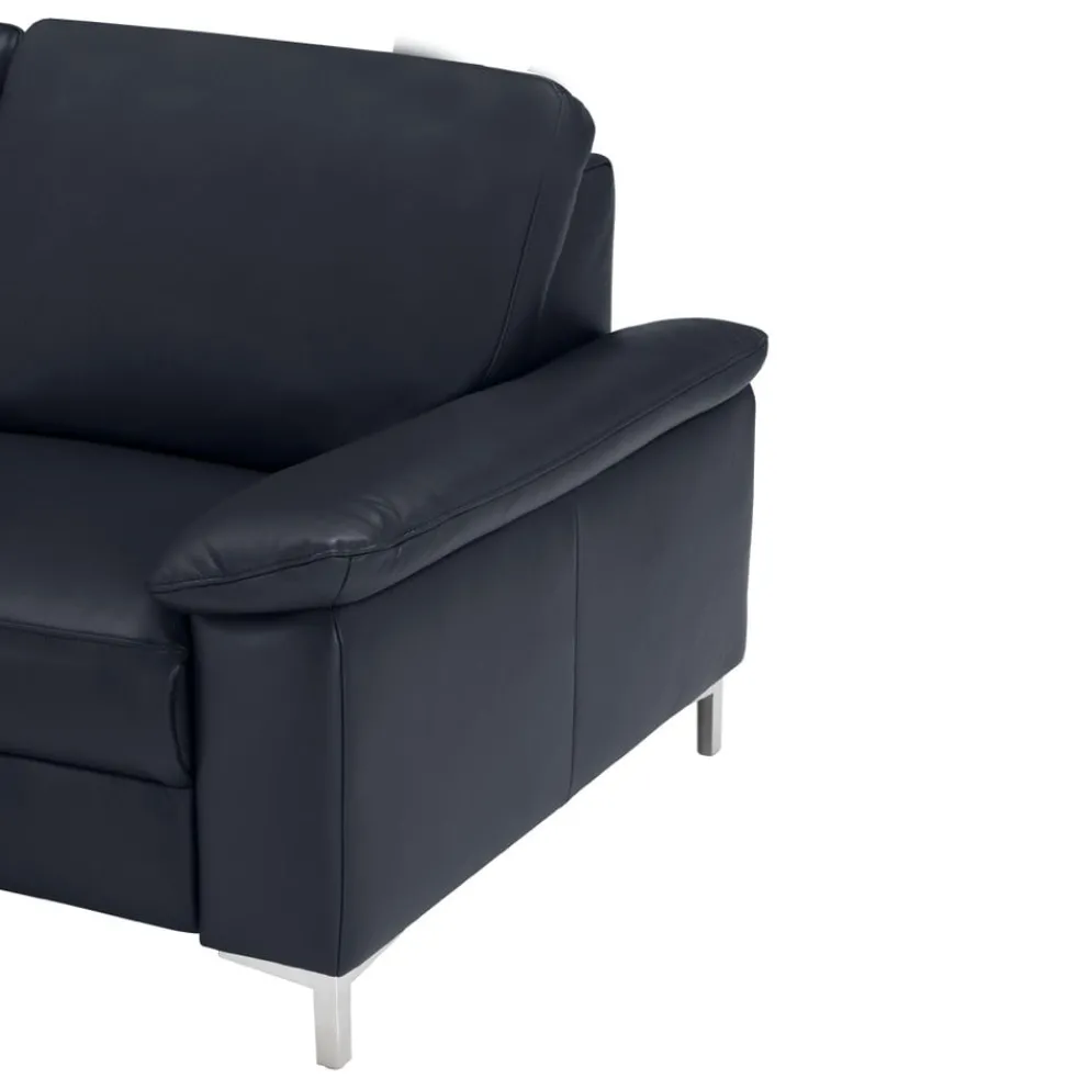 Dieter Knoll Ecksofa Latina-L Kat. 160, La Tempra nightblue Clearance