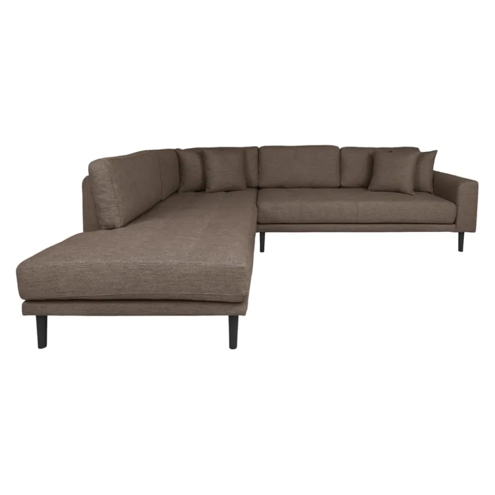 Johann Jakob Ecksofa Lido dunkelbraun New