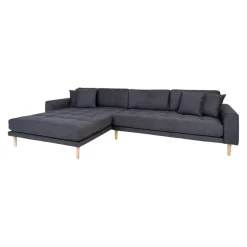 Johann Jakob Ecksofa Lido dunkelgrau Discount