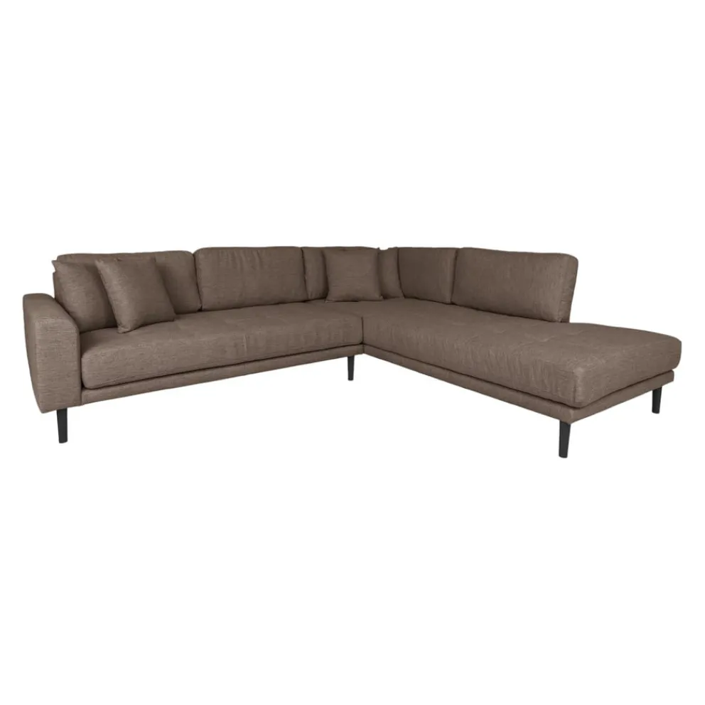 Johann Jakob Ecksofa Lido dunkelbraun Best