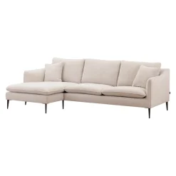 Vilmers Ecksofa LINDEN leinen