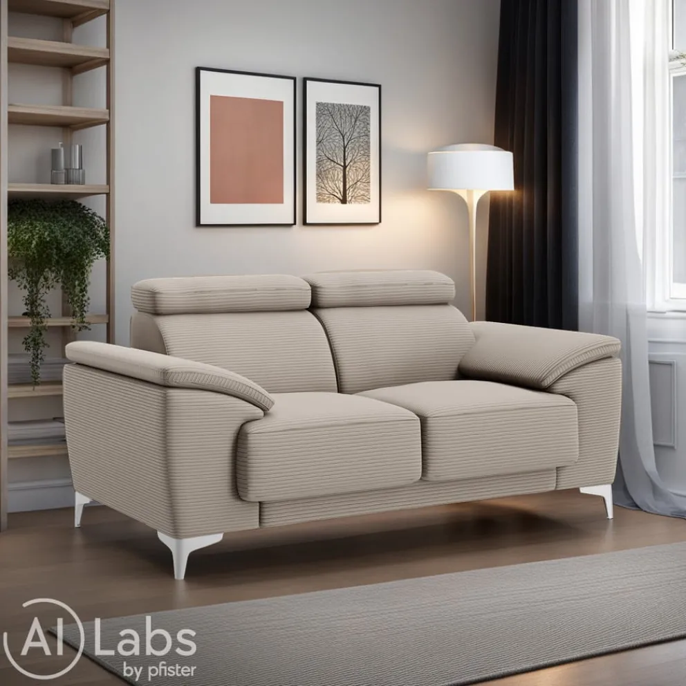 Johann Jakob Ecksofa Lynn 2.0 Cord taupe Online