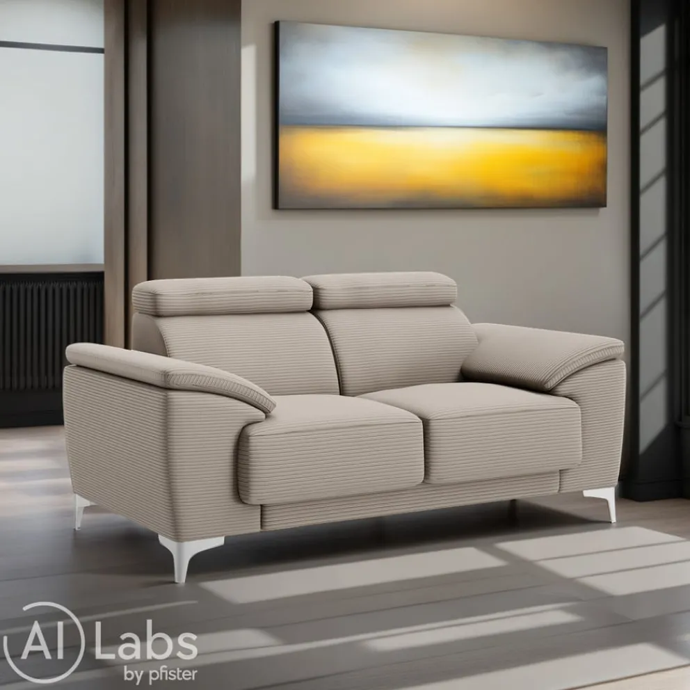 Johann Jakob Ecksofa Lynn 2.0 Cord taupe Online