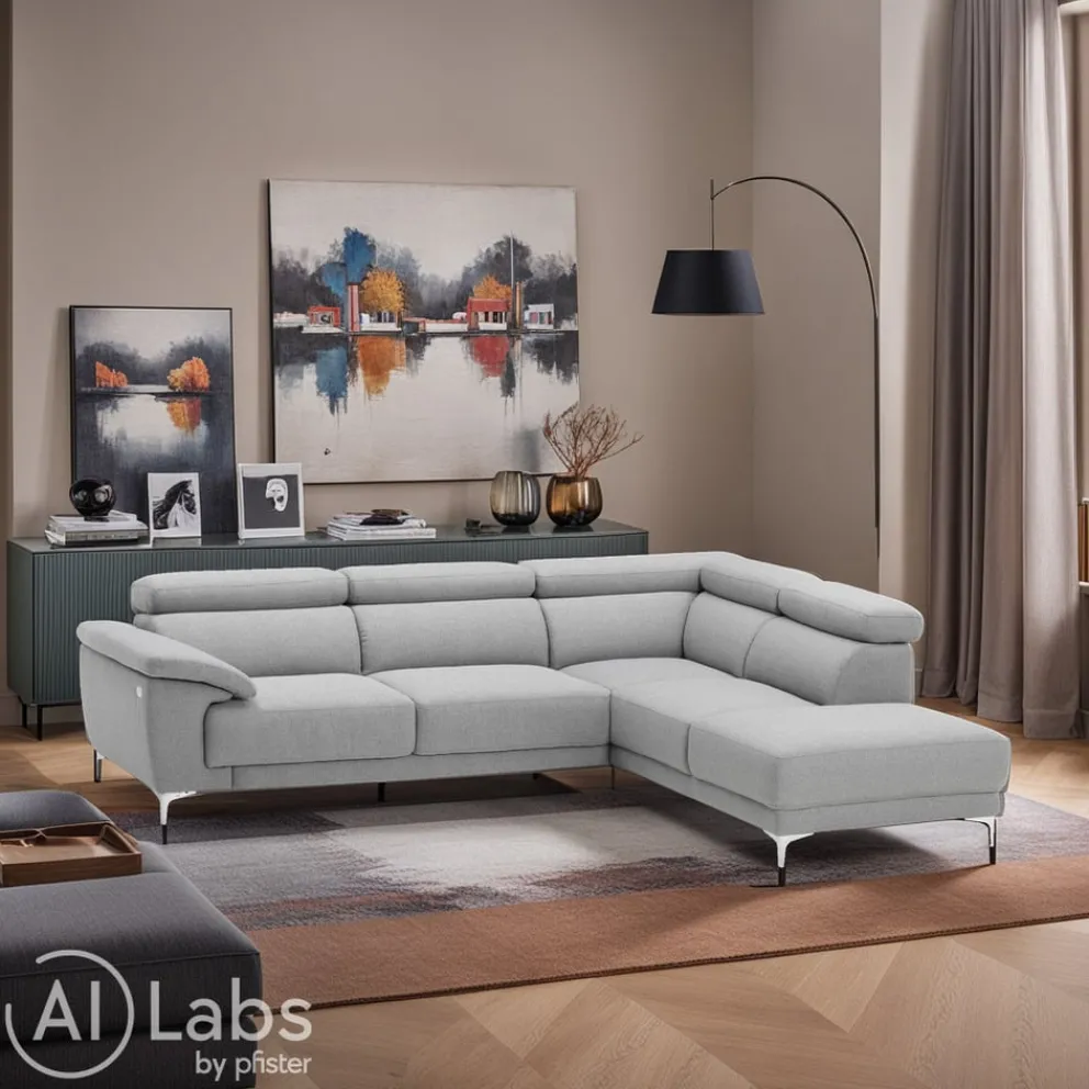 Johann Jakob Ecksofa Lynn 2.0 Kat. 6, Florida Grey