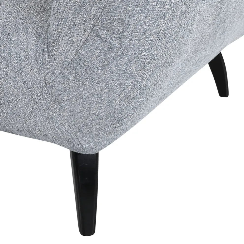 MID.YOU Ecksofa Mocca eisblau Discount