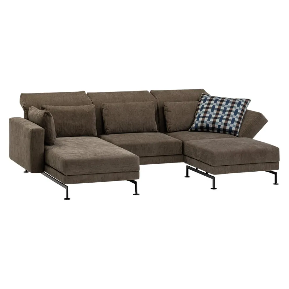 brühl Ecksofa Moule-Medium braun Best