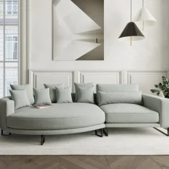 Livetastic Ecksofa Natalia Kat. 0, Alta 16 Basaltgrau Outlet