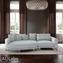 Livetastic Ecksofa Natalia Kat. 0, Alta 16 Basaltgrau Outlet