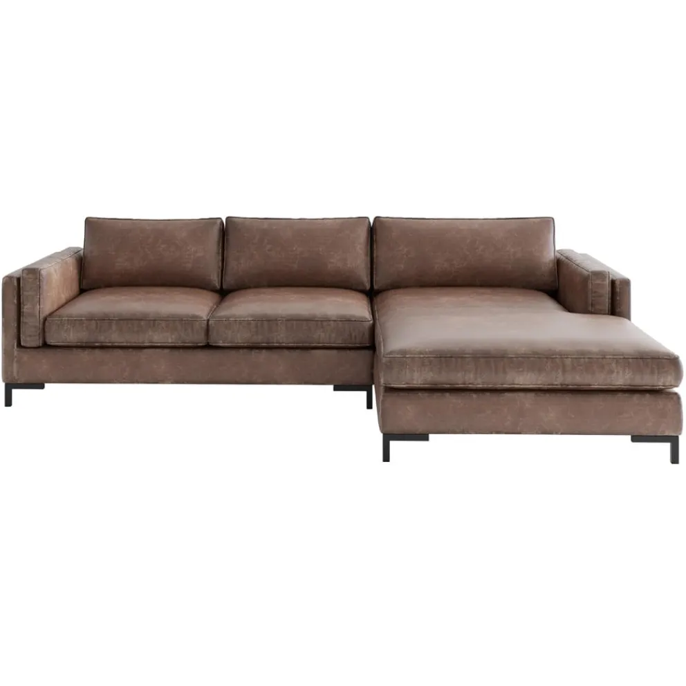 Livetastic Ecksofa Packo Kat. 1, Missouri 03 Lehmbraun Best