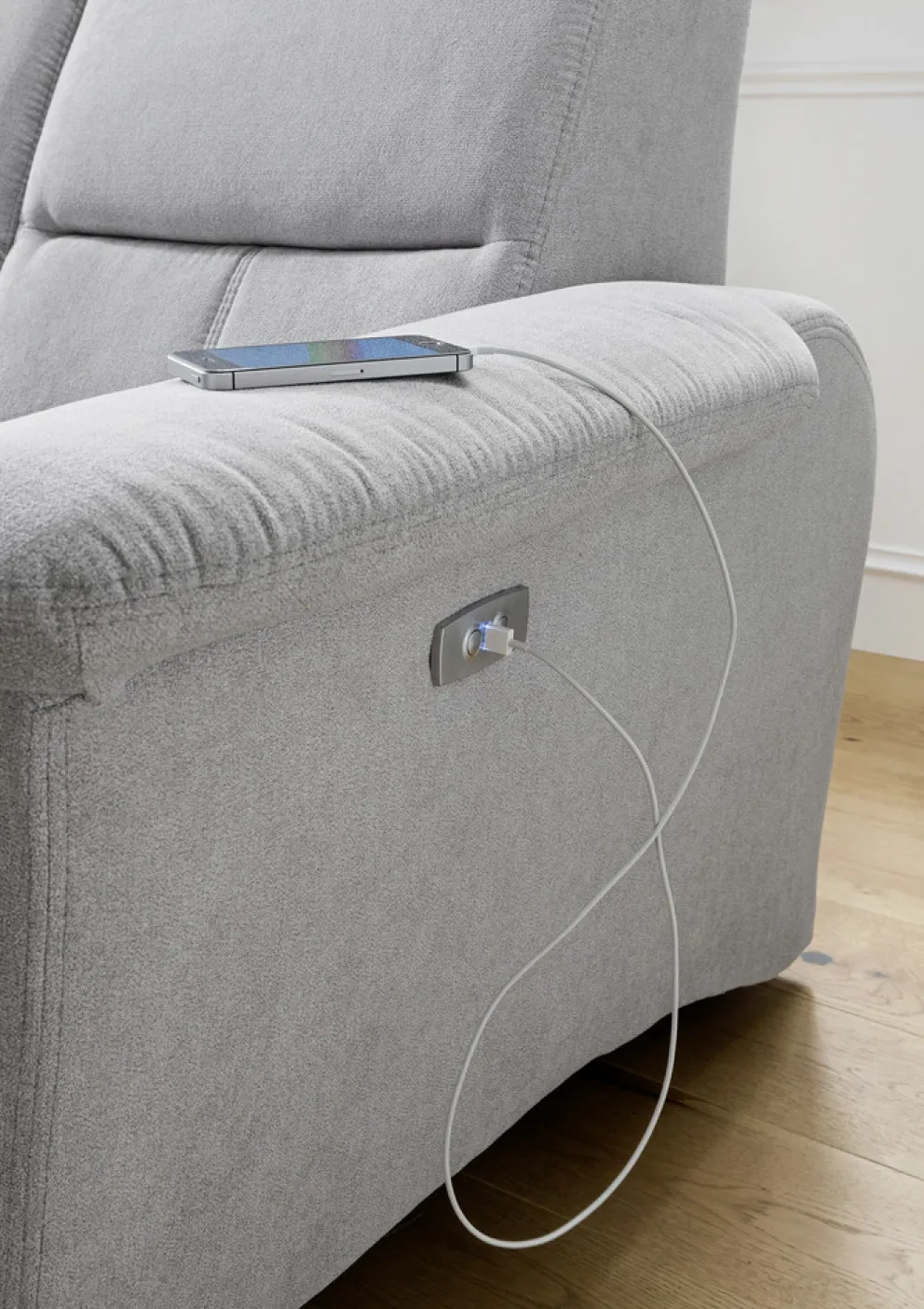 Livetastic Ecksofa Parole silber Discount