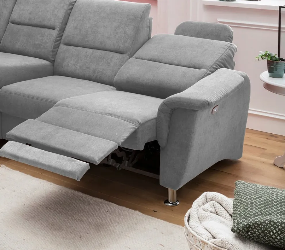 Livetastic Ecksofa Parole grau Outlet