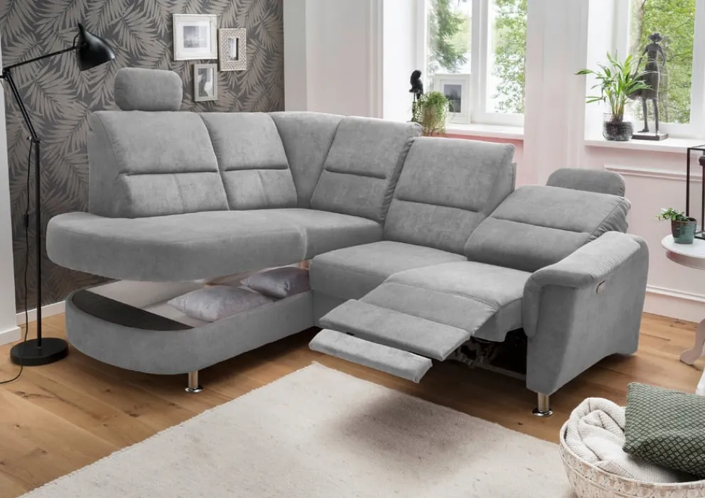 Livetastic Ecksofa Parole grau Outlet