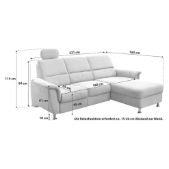 Livetastic Ecksofa Parole rot Clearance