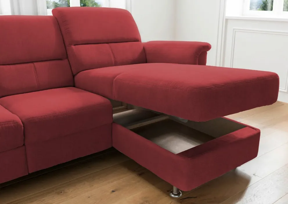 Livetastic Ecksofa Parole rot Clearance