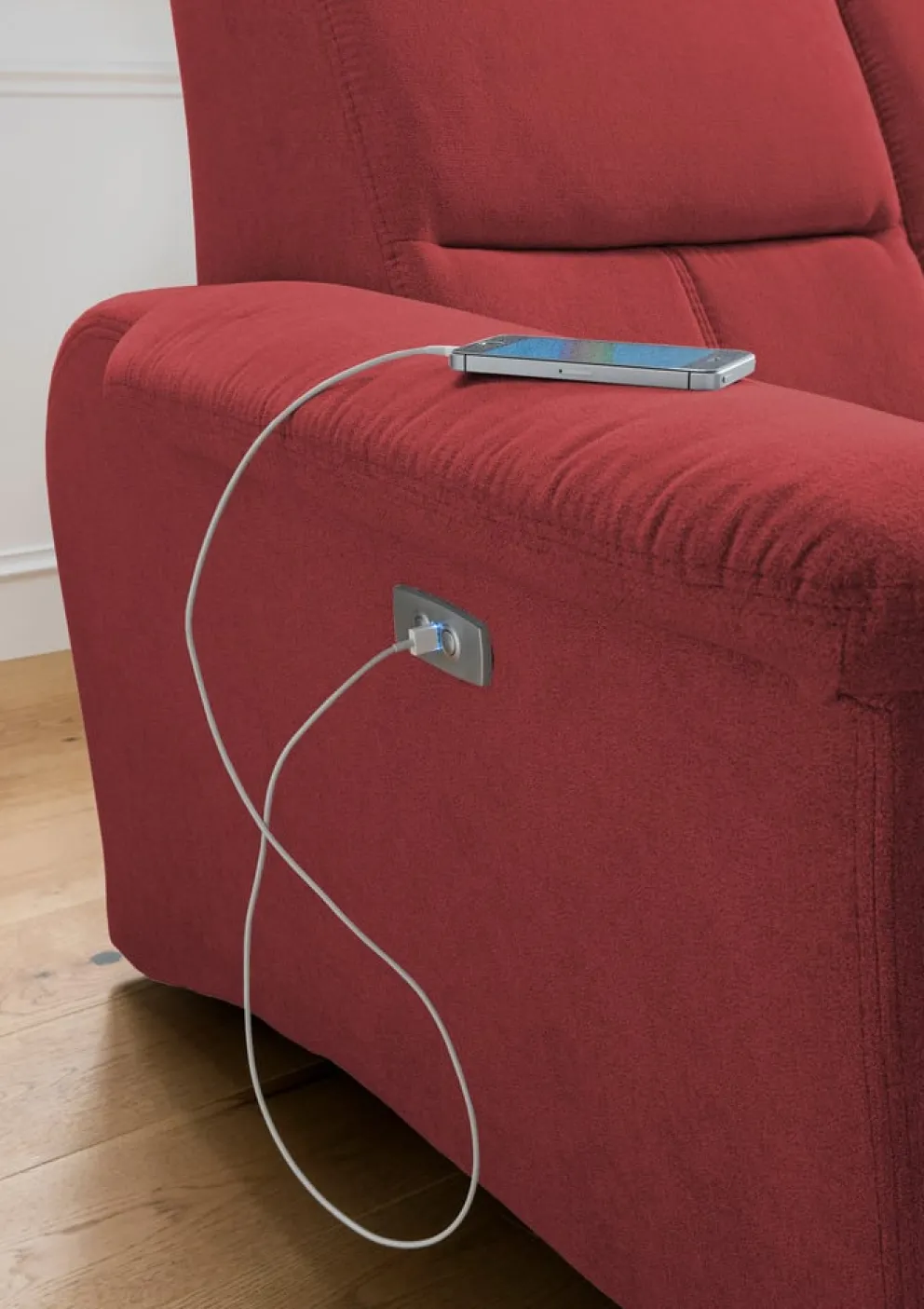 Livetastic Ecksofa Parole rot Clearance