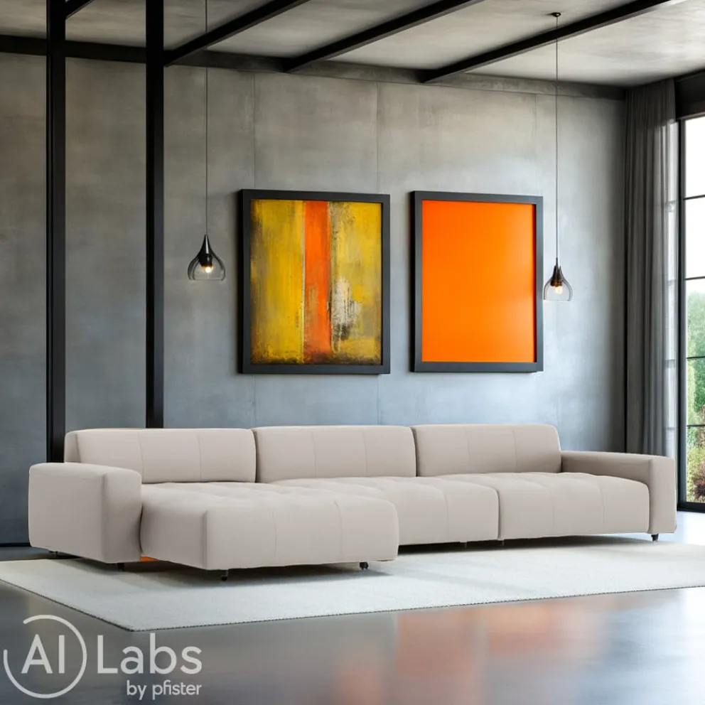 Edition Ecksofa Pensacola 2.0 Kat. 6, Mono taupe Hot