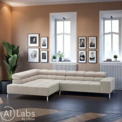 Pure Home Lifestyle Ecksofa Pure 966 Wilson Kat. 8, Yelda Natur Outlet