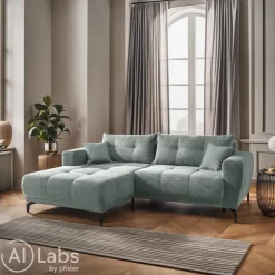 MID.YOU Ecksofa Restato aqua Hot