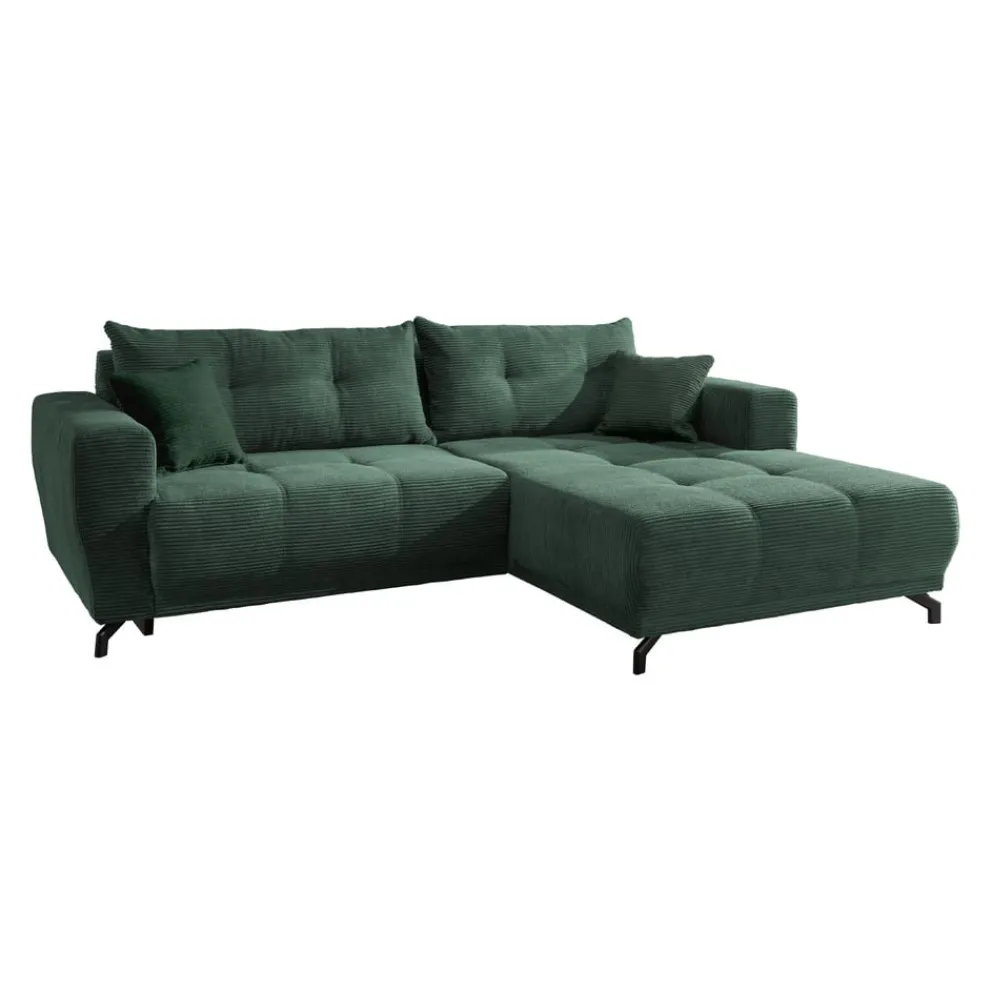MID.YOU Ecksofa Restato moosgrün Clearance