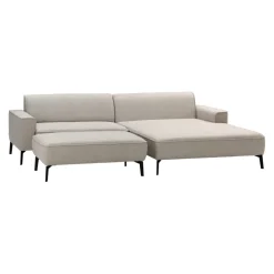 Johann Jakob Ecksofa Riva hellgrau New