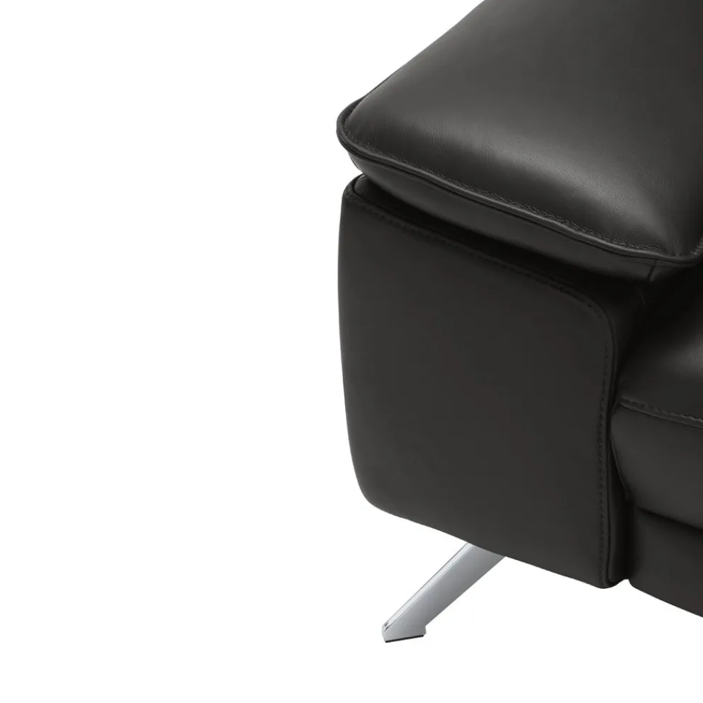 Dieter Knoll Ecksofa Rivello Kat. 100, Torro schwarz Clearance