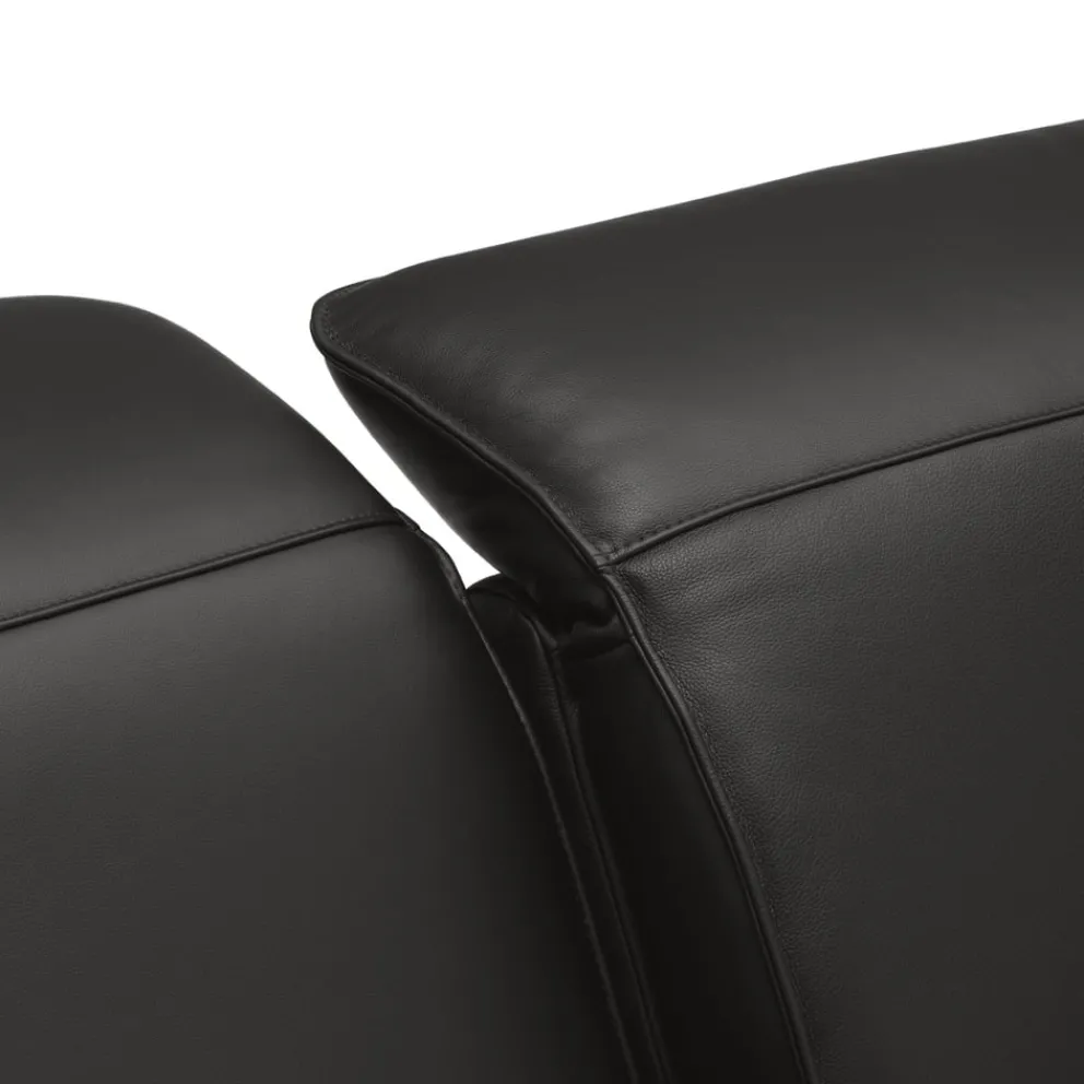 Dieter Knoll Ecksofa Rivello Kat. 100, Torro schwarz Clearance