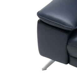 Dieter Knoll Ecksofa Rivello Kat. 160, La Tempra nightblue