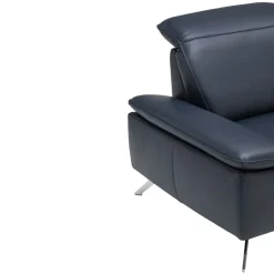 Dieter Knoll Ecksofa Rivello Kat. 160, La Tempra nightblue