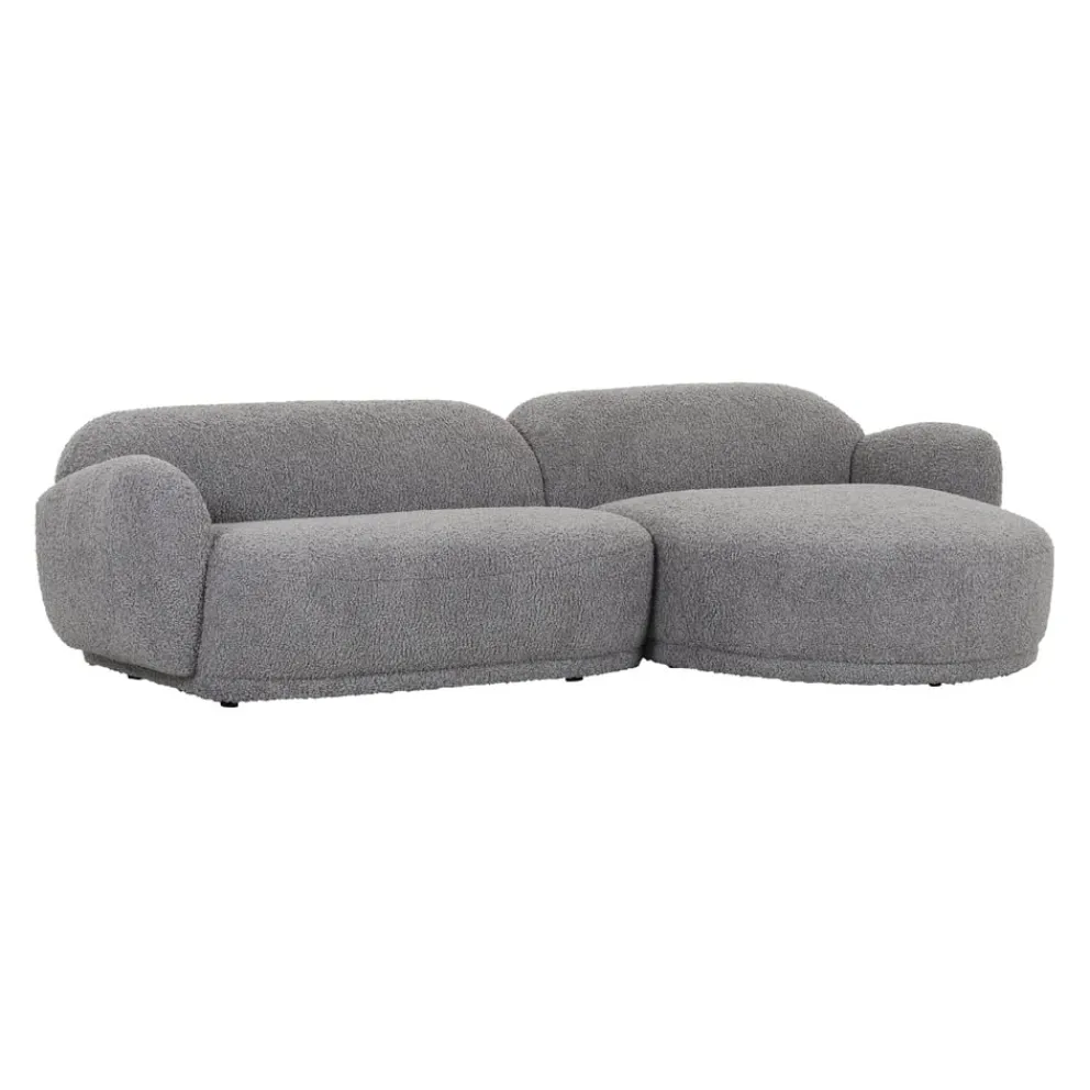 MID.YOU Ecksofa Rocho silbergrau Best