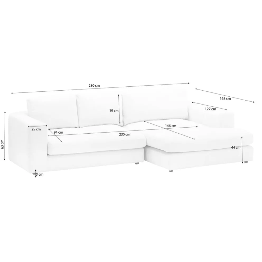 edy&liv Ecksofa ROLSAN beige Hot