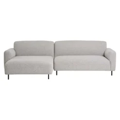 Johann Jakob Ecksofa Salvador hellgrau Clearance