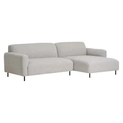 Johann Jakob Ecksofa Salvador hellgrau Best