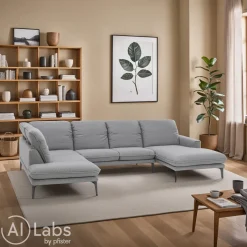 Johann Jakob Ecksofa Sherry Kat. Q2, W82/ 21 light grey Discount