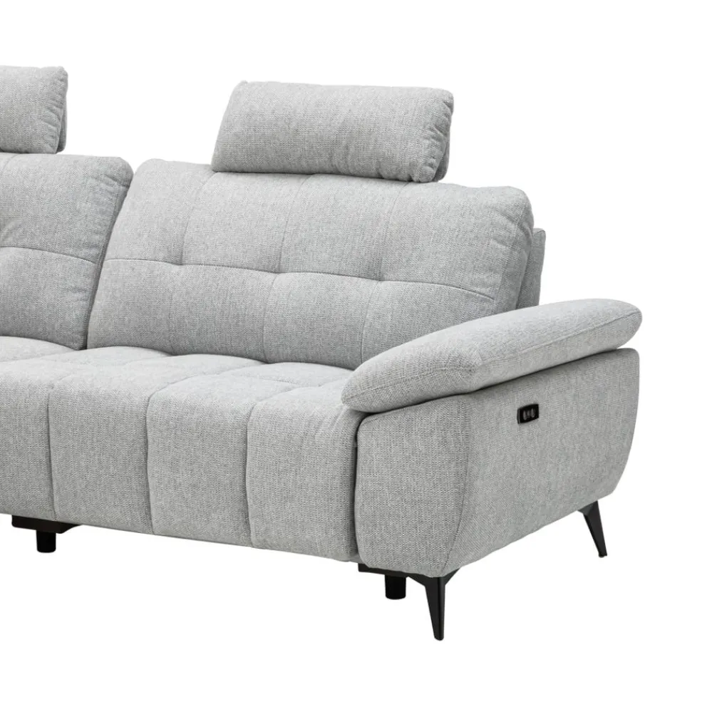 Xora Ecksofa SOREJA hellgrau Clearance