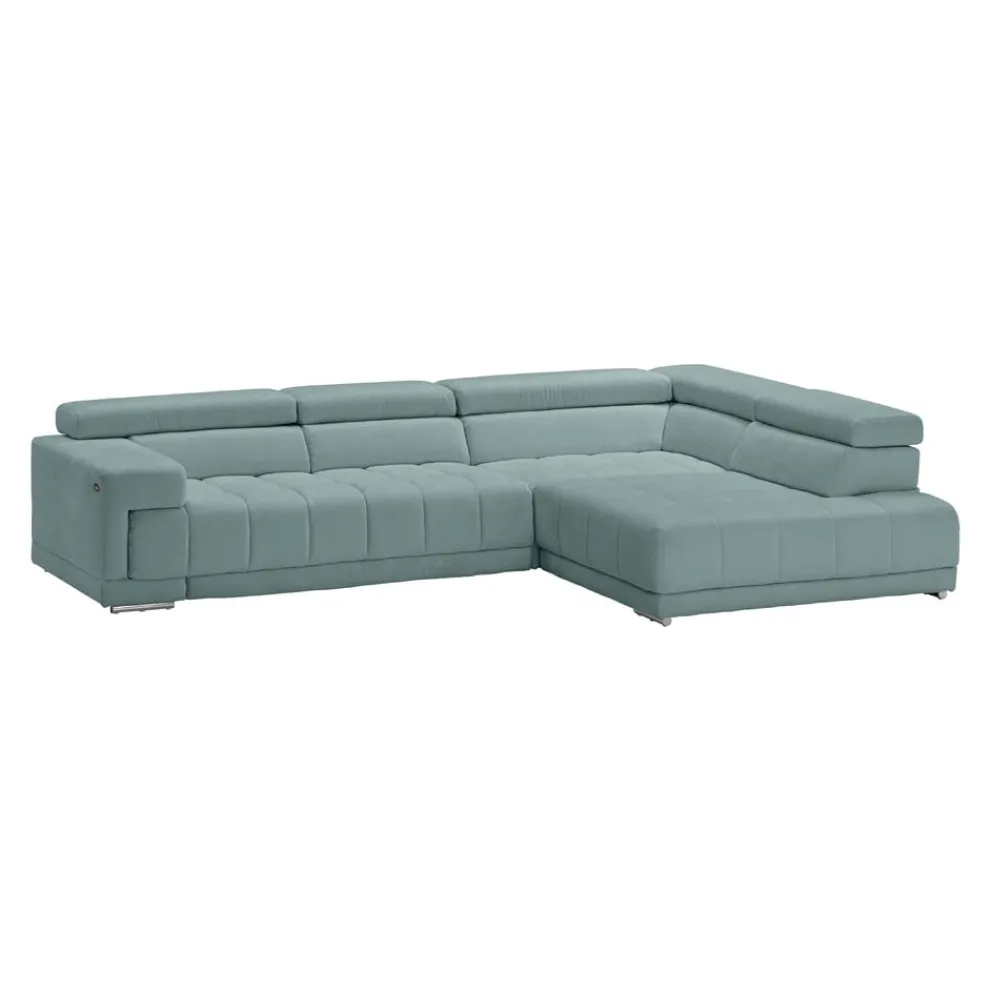 Beldomo Style Ecksofa Spliff-S hellblau Clearance