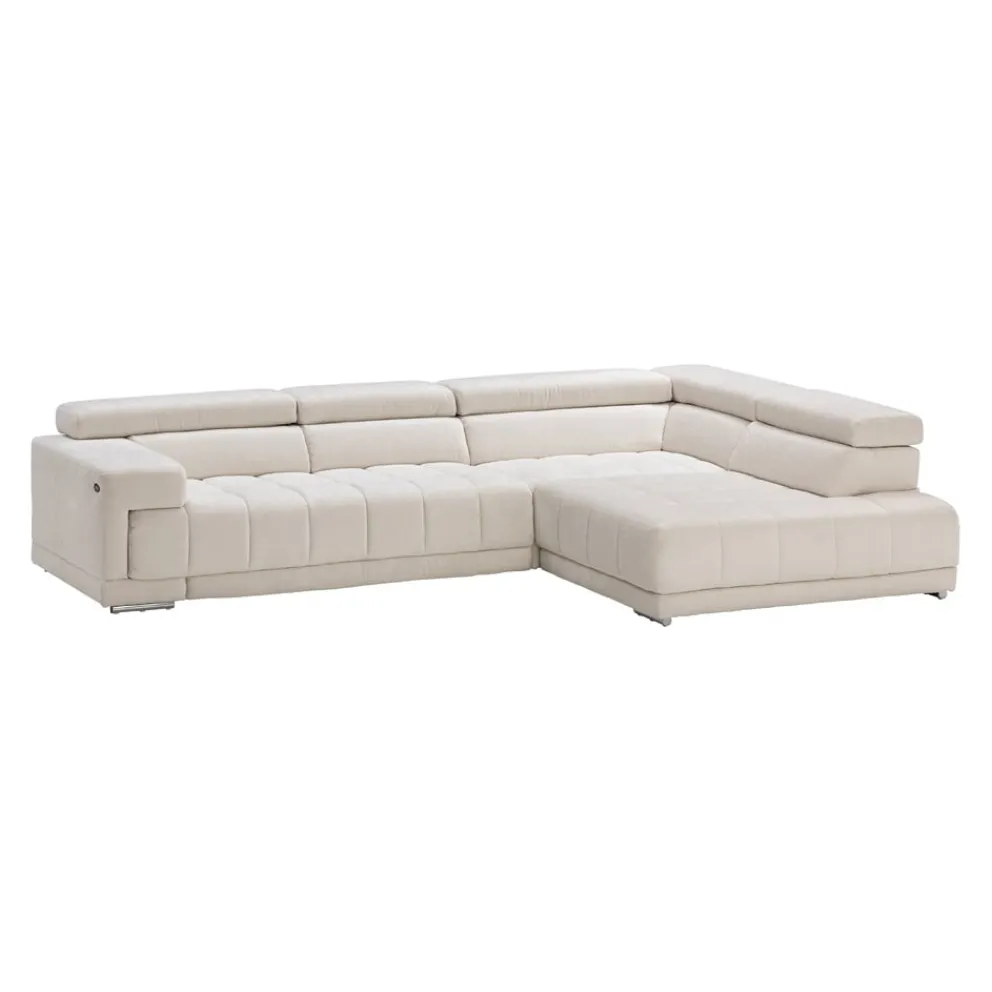 Beldomo Style Ecksofa Spliff-S off-white Hot