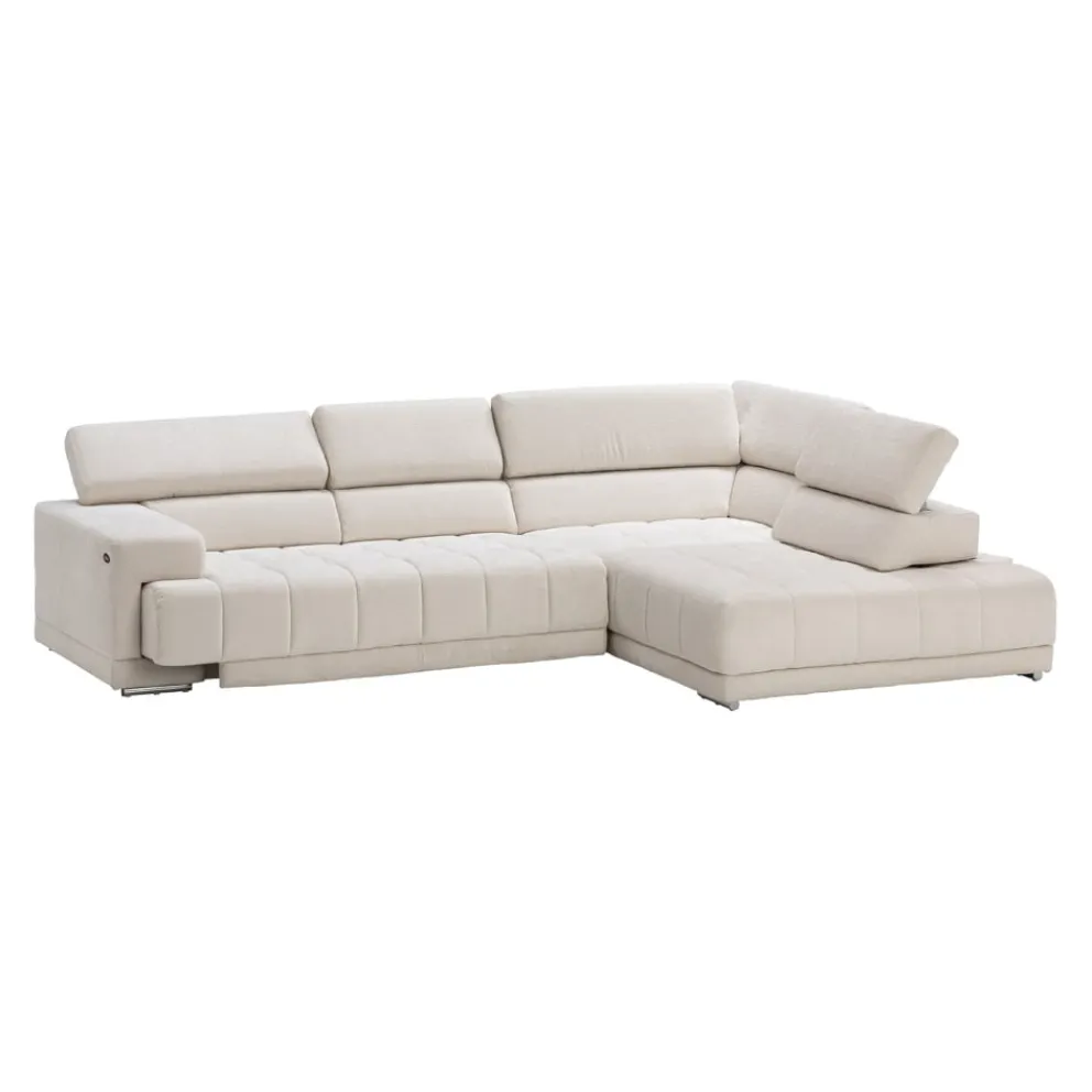 Beldomo Style Ecksofa Spliff-S off-white Hot