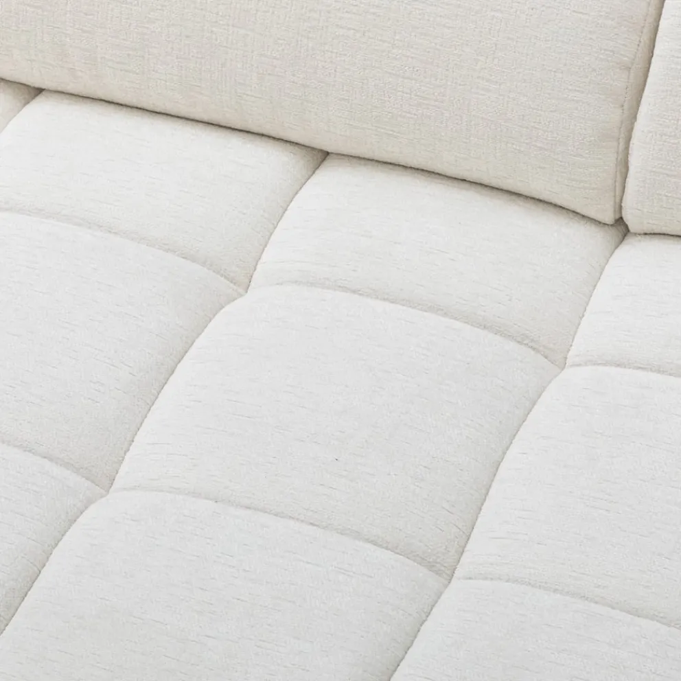 Beldomo Style Ecksofa Spliff-S off-white Hot